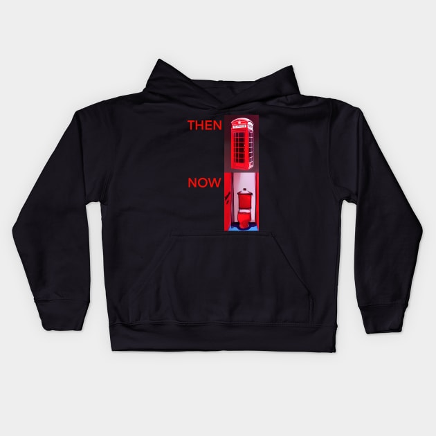 FUNNY TAKE ON MOBILE PHONES Kids Hoodie by sailorsam1805